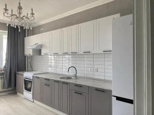 Кухонный гарнитур Кёльн Софт Карамель / Софт Айвори 370 см