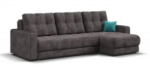 Диван угловой раскладной НПБ Босс про ХЛ коричневый  338х183