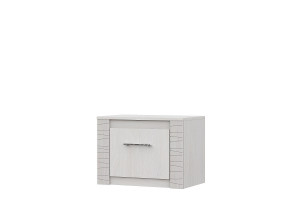 Тумба прикроватная с ящиком Гамма 20 ясень анкор светлый/сандал светлый 55х35х40 см