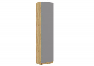 Пенал распашной Бостон ШК-003 серый 55х51х236