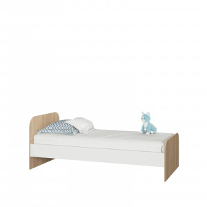 Кровать детская односпальная Кот белый 90х190