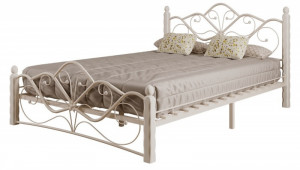 Кровать кованая Венера 1  Белый 140х200
