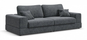 Диван прямой раскладной Босс модуль  Серый 254см
