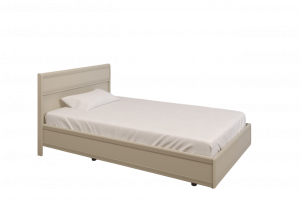 Кровать Полутороспальная КР-2001 серый кашемир 120х200