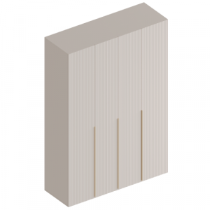 Шкаф распашной Тефия 4-х створчатый для одежды 140х52х220