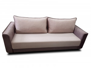 Диван прямой раскладной Алекс 5 бежевый 230см