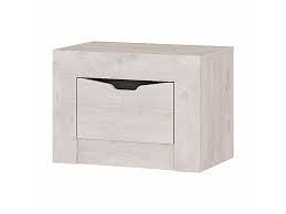 Тумба прикроватная Леонардо Бетон пайн светлый/графит 60х38х44