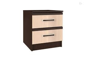 Тумбы прикроватные 2 ящика Сакура   венге/лоредо 40х41х75