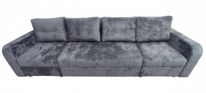 Диван универсальный раскладной НПБ Норд П-образный серый 320х110см