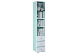 Шкаф распашной пенал Тифани кенди/белый 40х46х217