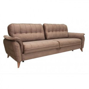 Диван прямой раздвижной Верона коричневый 245см