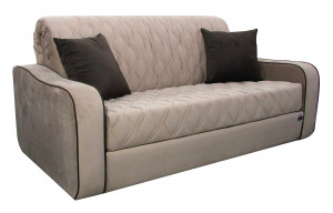 Диван прямой трехмесный Лагуна бежевый 180 см.