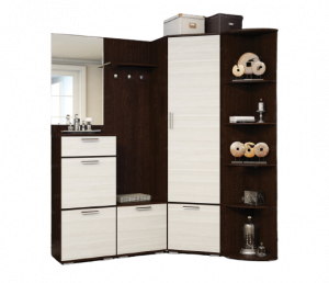 Прихожая Ника 7 угловая венге