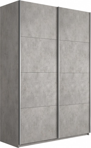 Шкаф-купе 2-х створчатый Прайм бетон 160х57х230