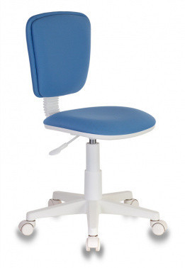 Компьютерное кресло детское Бюрократ CH-W204NX голубой 26-24 крестовина пластик пластик белый