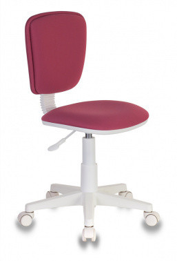 Компьютерное кресло детское Бюрократ CH-W204NX розовый 26-31 крестовина пластик пластик белый