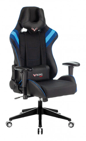 Кресло игровое Zombie VIKING 4 AERO черный/синий