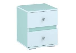 Тумба прикроватная 2 ящика Тифани  кенди/белый 41х39х49