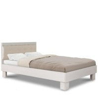 Кровать полутороспальная 120х200 Азалия Бодега Белый