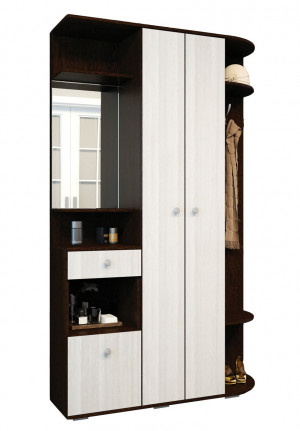 Прихожая Виза венге/лоредо 121х35х203