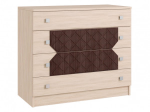 комод Николь ясень шимо светлый / лиственница темная