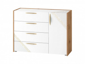 Тумба-комод Монако белый 120х45х89