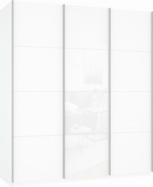 Шкаф купе Прайм 3-х дверный (фасад 3-х дсп/стекло/дсп)