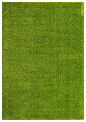 Ковер Паффи Супер-Шагги GREEN (P001A) Турция 200х400см