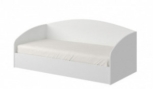 Кровать Этюд-Софа 90х200 см ЛДСП (Белый)