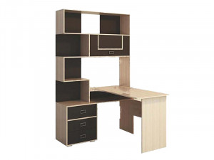 Стол угловой письменный с надставкой Урбани 120х120