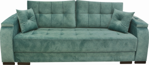 Диван прямой раскладной Юта зеленый 230 см