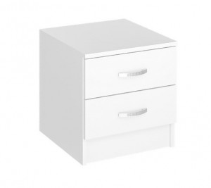 Тумба прикроватная Ронда ТБ белое дерево 40см