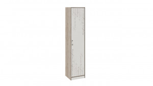 Шкаф для белья «Брауни» (Фон бежевый с рисунком/Дуб Сонома трюфель)