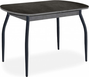 стол Портофино-2  Nero/серый камень