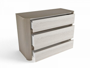 Комод с 3 ящика Лацио серый камень 108х45х76