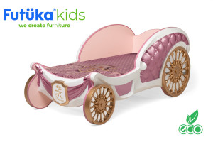 Детская кровать карета EVO Рапунцель для девочек