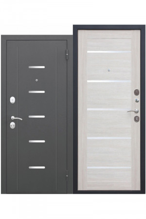 ВХОДНАЯ МЕТАЛЛИЧЕСКАЯ ДВЕРЬ ГАРДА МУАР ЦАРГА 7,5 СМ (ЛИСТВЕННИЦА БЕЖ)