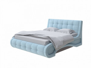 Кровать двухспальная Leonardo с подъемным механизмом 140х190 Лама лен