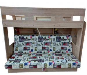 Кровать-диван двухярусная