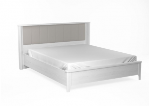 Кровать двуспальная 160х200 с мягкой вставкой изголовья Клер