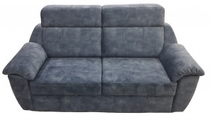 Диван прямой раскладной  НПБ синий 200см