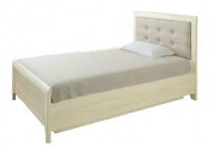 Кровать двухспальная КР1032 ясень светлый 140х200
