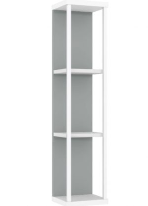 Полка Колледж белая 25х42х73