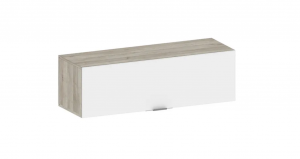 Полка навесная Анима ПЛ 3003 дуб серый/белый 111х37х34 см