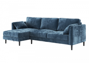 Диван угловой раскладной ППУ Престиж-2 Серый 295 см.