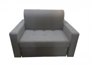 Кресло кровать Смак 100 бежевый велюр 130см