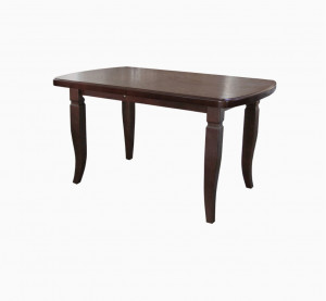 Стол обеденный раскладной Соло массив бука Орех Артемида 140 (+30)х80х75 см