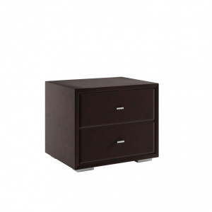 Тумба прикроватная с 2-ящиками интерьерная Коричневый 45х38х41