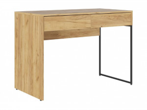 Стол письменный компьютерный 1 ящик Лофт дуб Крафт Золотой 110х55х78