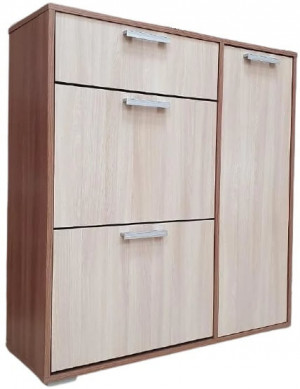 Обувница №4 шимо Дели светлый/шимо темный  96х102х33